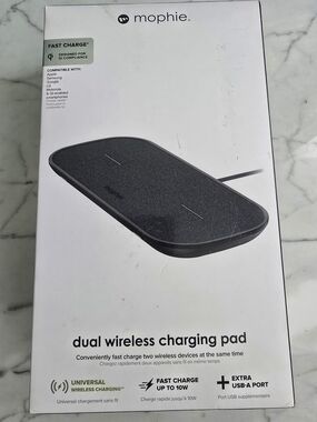 Mophie Dual Wireless Charging Pad - 10W Black